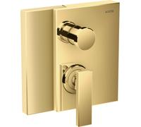 Mitigeur de bain AXOR Edge de la taille d'une main, encastré avec combinaison de sécurité intégrée selon la norme EN1717, 46420990, 46420990, Colorazione: Ottica in oro lucido