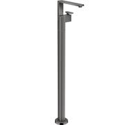 mitigeur lavabo AXOR Edge à levier unique, taille main, sur pied, avec vidage par poussée, taille diamant, 46041330, 46041330, Colorazione: Cromo nero lucido