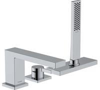 Mitigeur monocommande de baignoire hansgrohe Tecturis E, 3 trous, portée 206 mm, accessoires et sBox inclus, 2 points d'eau, 73443000, 73443000, Colorazione: cromo
