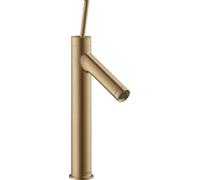 Mitigeur monocommande de lavabo AXOR Starck 80 avec poignée pour lavabos à main avec vidage automatique, 10123140, 10123140, Colorazione: Bronzo spazzolato