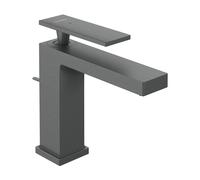 Mitigeur monocommande de lavabo hansgrohe Tecturis E 110, portée 144 mm, sans garniture d'écoulement, CoolStart, EcoSmart+, 73012340, 73012340, Colorazione: Cromo nero spazzolato