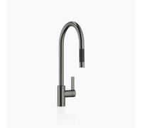 Mitigeur monocommande Dornbracht TARA ULTRA avec douchette rétractable, portée de 240 mm, 33870875-99, 33870875-99, Colorazione: scuro Platino opaco