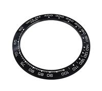 MITINGER Ghiera Orologio,Inserto Lunetta Orologi da Cornice in Ceramica Nera Sostituire Gli Accessori 30.5-38.5mm Guarda Il Viso Inserto di ghiera in Ceramica(White)