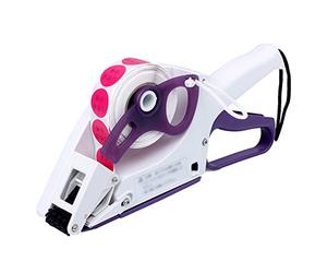 MITLOW Applicatore di Etichette Portatile, Applicatore di Codici a Barre Portatile, Piccola Etichettatrice di Adesivi Curvi per Lattine, Bottiglie Piatte Quadrate Rotonde in Plastica