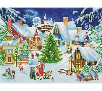 Mitmachkalender - Diamond-Painting-Adventskalender: Zauberhaftes Winterdorf