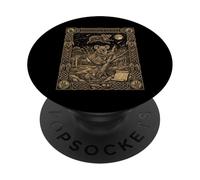 Mito astronomico della carta dei tarocchi del koala celeste PopSockets PopGrip Adesivo