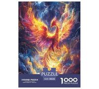 Mito dell'uccello fenice 1000 Pezzi Creatura Fantastica Puzzle Jigsaw Adulto Per Gioco Familiare Regalo Per Amore E Amico Decorazione Interna Unica Divertimento Gioco Stress Relief 38x26cm/1000pcs