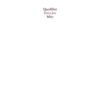 MITO - Jesi Furio - 2023 - Quodlibet