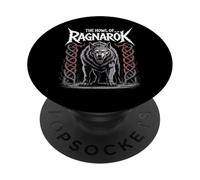 Mito norreno Fenrir Wolf L'ululato dello spirito vichingo Ragnarok PopSockets PopGrip Adesivo