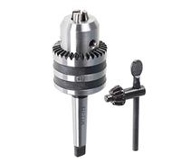 mitoharet Mandrino per trapano super resistente da 1/32 di pollice a 5/8 di pollice, con cono Morse 2 Arbor MT2 gambo e chiave per mandrino per tornio, adattatore per mandrino per trapano