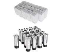 mitoharet Set di 17 pinze di precisione 5C da 1/8 a 1-1/8", supporto per mandrino di ricambio per torni automatici CNC