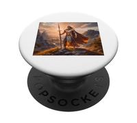 mitologia celtica Lugh, radiante dio celtico della maestria della luce PopSockets PopGrip Adesivo