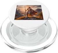 mitologia celtica Lugh, radiante dio celtico della maestria della luce PopSockets PopGrip per MagSafe