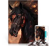 Mitologia del cavallo Puzzle da 1000 pezzi per adolescenti Giocattolo educativo antistress Ogni pezzo è unico - Gioco divertente e stimolante per tutta la famiglia 38x26cm