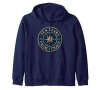 Mitologia Greca Odyssey Compass Rose Dieci Anni da Itaca Felpa con Cappuccio
