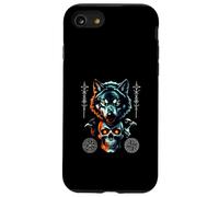 Mitologia nordica corvo di Odino il suo lupo - Vichinghi Custodia per iPhone SE (2020) / 7 / 8
