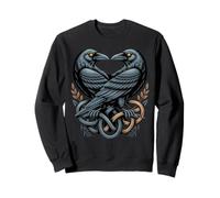 Mitologia nordica - Odins Raven Viking Midgard Thor Walhalla Felpa
