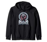 Mitologia norrena Berserker Ice Bear Warrior Forza Felpa con Cappuccio