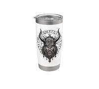 Mitologia norrena del guerriero vichingo Odino Valhalla Thor Bicchiere termico in acciaio inox doppia parete