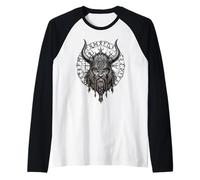 Mitologia norrena del Guerriero Vichingo Odino Valhalla Thor Maglia con Maniche Raglan
