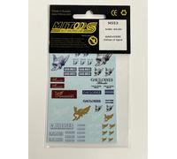 Mitoos M553 Gauloises Waterslide Adesivi In Scala 1:32 Nuovi