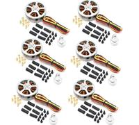 Mitoot 5010 360KV 750KV Coppia motori senza pennello Compatibile con RC Multicopter Quadcopter Multi Aircraft Universal Fit(1pcs 5010 750KV)