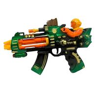 Mitra Giocattolo con Luci e Suoni cm 25 Fucile Giocattolo Bambini Mitra Pistola Giocattolo Mitra M4 Gioco con Luci e Suoni Mitragliatrice Giocattolo per Bambini a Batteria Gioco Fucile Mitragliatore