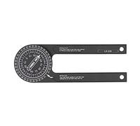 Mitra Goniometro in Lega di Alluminio Proof Angle Finder 360 Gradi Strumento di Misurazione di Precisione per Falegnami Falegnameria Rifinitura Corona Dimensione 6.4x18.5cm