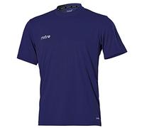 Mitre Camero Maglia da Calcio a Maniche Corte per Ragazzi, Abbigliamento Atletico da Squadra, Traspirante, da Palestra, Blu Navy, L