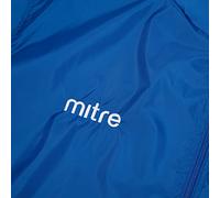Mitre Edge Maglia della tuta da allenamento per ragazzi, kit da calcio, con cerniera a 1/4, blu reale, XS
