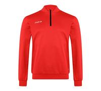 Mitre Edge Maglia della Tuta da Allenamento per Ragazzi, Kit da Calcio, con Cerniera a 1/4, Scarlatto, M