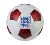 Mitre Engalnd Training 32 Pallone da calcio, bianco/rosso, misura 5