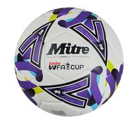 Mitre FA Cup Palloni da Calcio per Unisex Adulto, Bianco/Viola/Verde scuro, 3