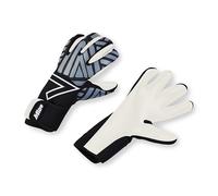 Mitre Impel Guanti da portiere per ragazzi, assorbimento degli urti, grip, nero/grigio, taglia 4