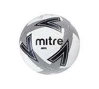Mitre Impel L30P Pallone da calcio, resistente, indeformabile, bianco/nero, 5