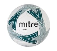 Mitre Impel L30P Pallone da calcio, resistente, indeformabile, bianco/verde, 3