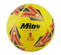Mitre Match FA Cup Football Palloni da Calcio, Unisex adulto, Giallo/Grigio/Rosso, 4