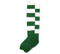 Mitre Mercury Hoop Calzini Sportivi da Calcio, Kit per Squadre di Calcio, Lunghi e Leggeri, Traspiranti, Smeraldo/Bianco, per Adulti (Taglia 40, 5-47)