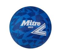 Mitre Oasis Palla da netball resistente ottima presa design elegante, Blu/Bianca, 5