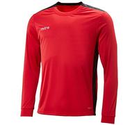 Mitre, Pantaloni, Maglietta da Calcio Match Day Ricarica, Uomo, Charge, Scarlet/Black, XS