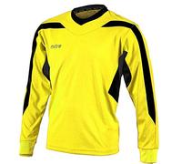 Mitre per Bambini frequenza Football Match Day Camicia, Bambino, Frequency, Yellow/Black, S