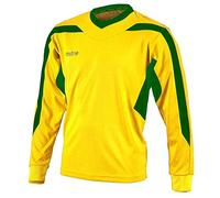 Mitre per Bambini frequenza Football Match Day Camicia, Bambino, Frequency, Yellow/Emerald, S
