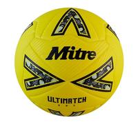 Mitre Pallone da calcio Ultimach One Ottimo controllo, resistente, preciso Giallo/Nero/Grigio 4