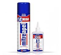 Mitreapel Colla Super Ca (2 X 4,6 Once) Con Attivatore Adesivo Spray (2 X 16,9 Once Fluide) - Colla Cianoacrilica Per La Lavorazione E La Costruzione|1 Confezione