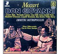 Mitropoulos, Siepe, Corena, Wolfgang Amadeus Mozart - Wiener Philharmoniker - Chor der Wiener Staatsoper - Mozart: Don Giovanni (Aufnahme Salzburger Festspiele 1956) [Vinyl Schallplatte] [4 LP Box-Set]