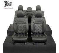 Mitsubishi Barbarian Tutti Seat Cover Similpelle (2016 IN Poi) Nero 1161 1162