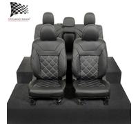 Mitsubishi Barbarian Tutti Seat Cover Similpelle (2024 IN Poi) Nero 1161 1162