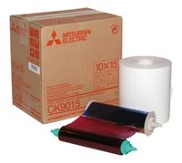 Mitsubishi Electric CK9015 Carta + Ribbon per 600 Stampe 10x15