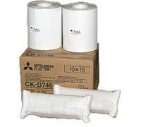 Mitsubishi CK-D 746 10x15 cm 2x 400 stampe Materiale termico CK-D746
