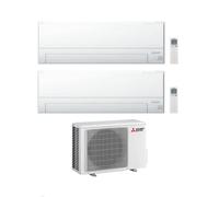 Mitsubishi Climatizzatore Dual Split MSZ-BT VGK 9+18 con MXZ-2F53VF Inverter R-32 Wi-Fi Classe A++